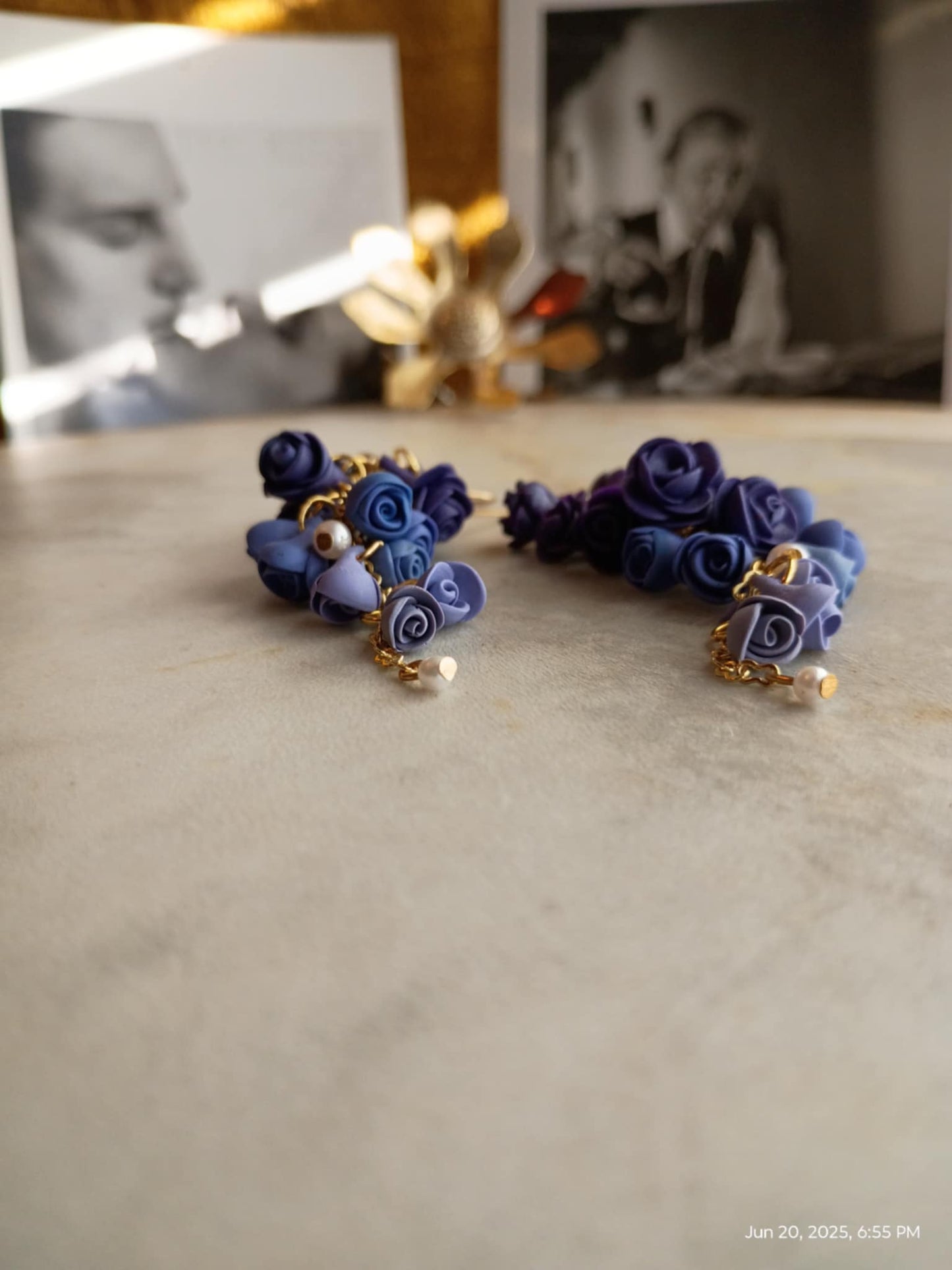 Purple Rose Chandeliers