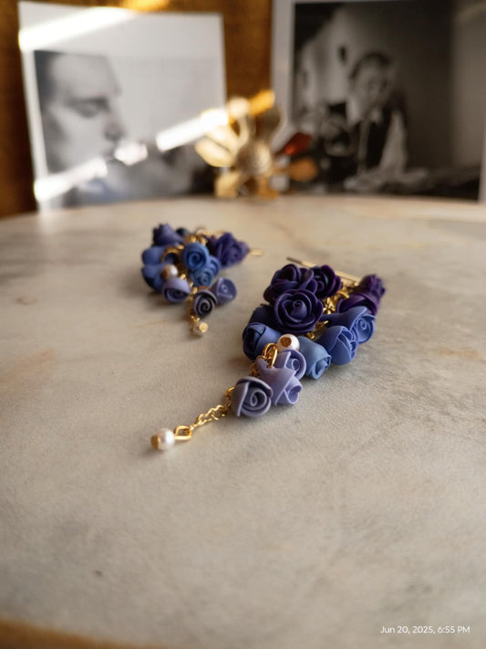 Purple Rose Chandeliers