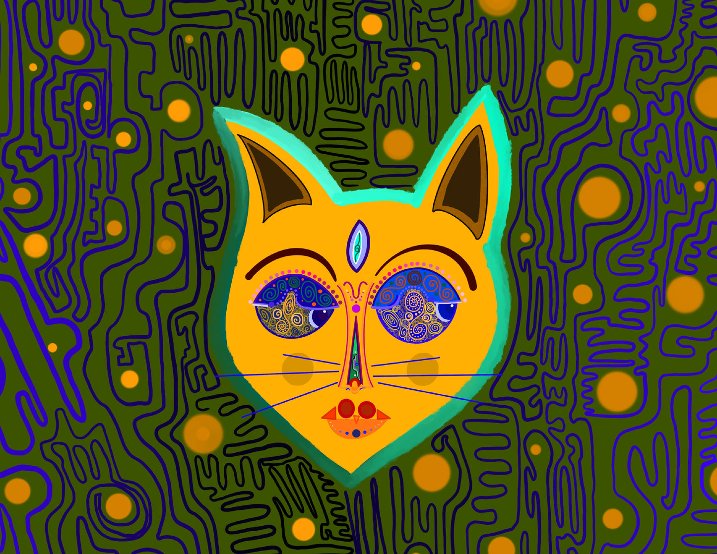 Squiggly Cat