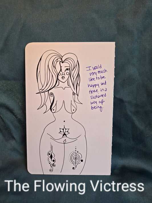 "I would very much like to be happy and free in a sustained way of being."